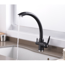 YL-632 Dual handle 3 way kitchen sink water purifier faucet stainless steel kitchen sink mixer tap
